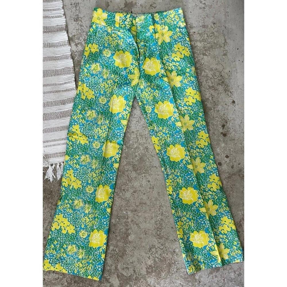 Vintage Lilly Pulitzer Vintage Men's Stuff Floral Pants 32  Waist x 33 Inseam